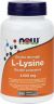 NOW L-Lysine 1000 mg Extra Strength 100 tabs