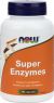 NOW Super Enzymes 180 Caps w/Bromelain, Ox Bile, Pancreatin & Papain